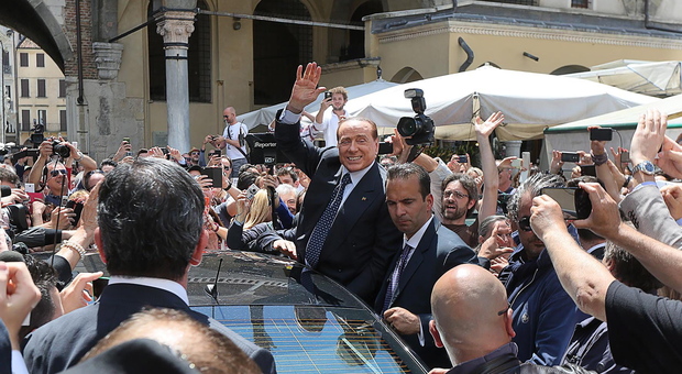 Silvio Berlusconi a Padova