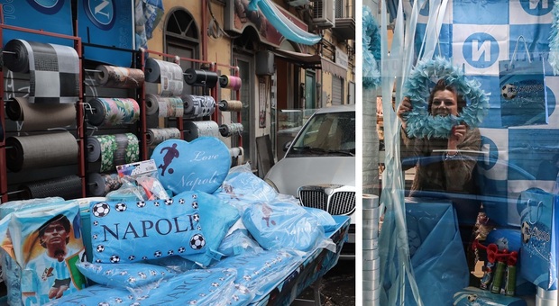Napoli colorata di azzurro