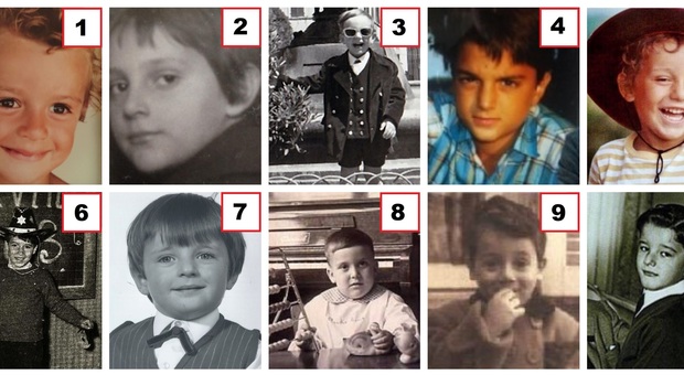 Dieci famosi attori italiani da bambini, li riconoscete tutti?