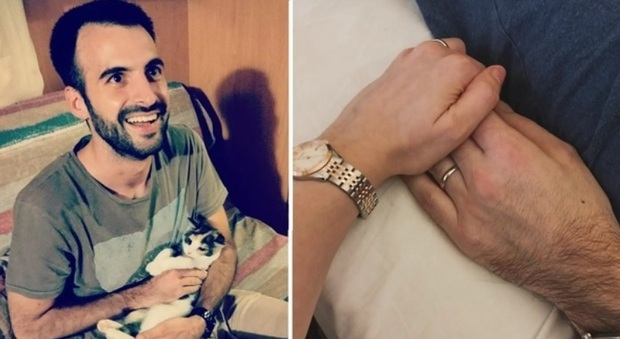 Malato di un tumore raro si sposa in ospedale e muore 4 giorni dopo, Alberto Zanchetta aveva 31 anni