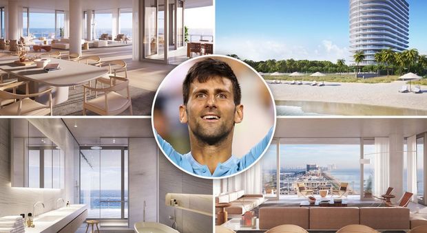 immagine Djokovic compra casa a Miami nel palazzo progettato da Renzo Piano