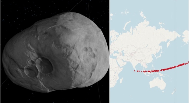 Allarme Nasa: «Asteroide potrebbe colpire la Terra». Aggiunto al primo posto dell'elenco rischi