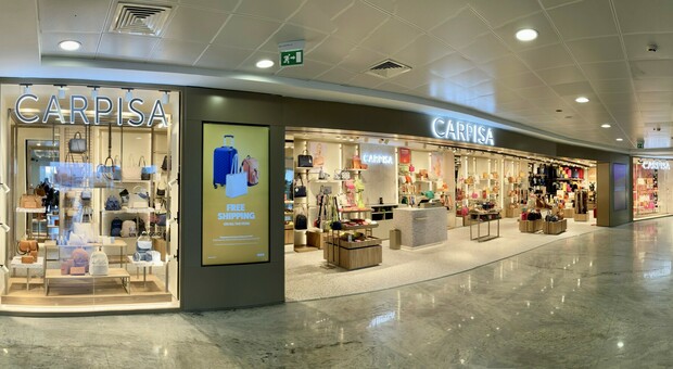 Carpisa, nuovo store all'aeroporto di Capodichino
