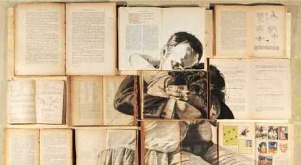 Roma, Ekaterina Panikanova: la poesia delle immagini tracciate sullo sfondo dei libri