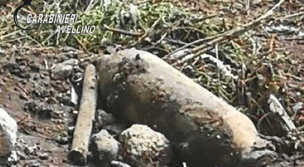 Avellino, ritrovata bomba nei pressi del fiume Fenestrelle