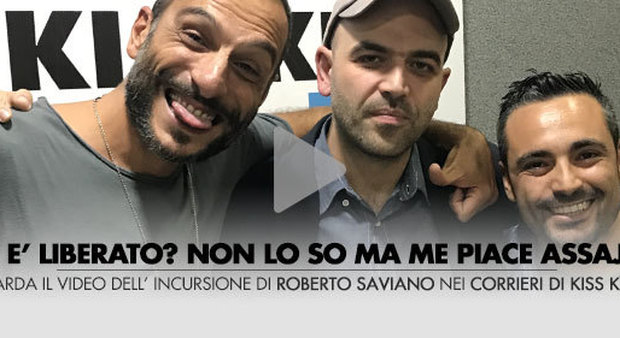 Roberto Saviano a Kiss Kiss: «Non so chi è Liberato ma me piace assaje»
