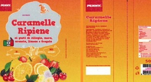 Caramelle ripiene Penny Market ritirate dai supermercati: possono causare problemi di salute