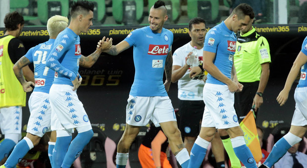 Palermo-Napoli 0-3. Gli azzurri sbancano la Favorita