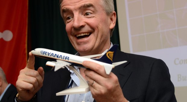 Coronavirus: O'Leary, patron di Ryanair: «Posti vuoti idea idiota, se è così non torneremo a volare»