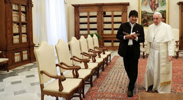 Il record di Evo Morales, per la sesta volta ricevuto dal Papa