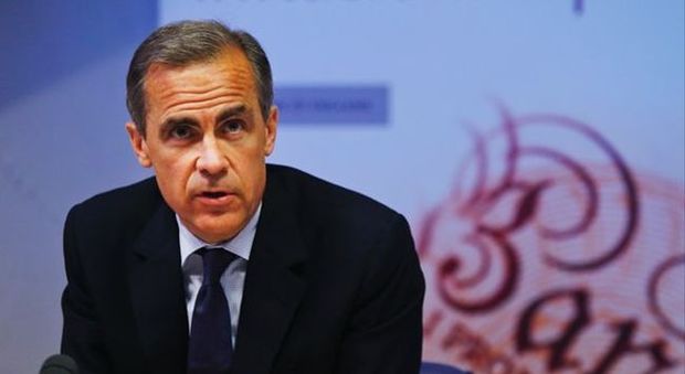 Brexit, Carney (BoE) stima un picco dell'inflazione a ottobre