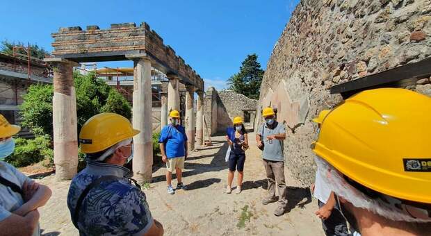 Scavi di Pompei, sold out alla visita al cantiere di restauro della Villa di Diomede