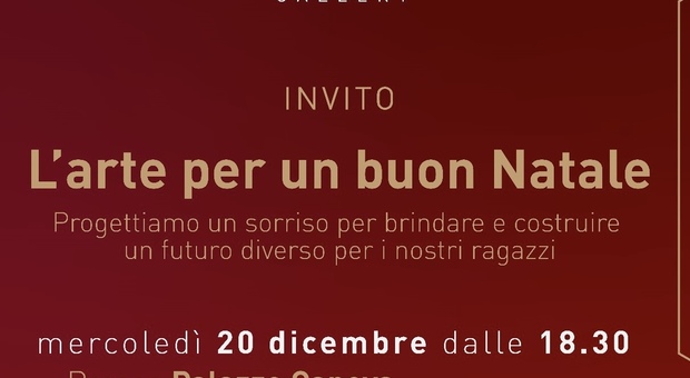 Roma, "L'arte per un buon Natale" oggi 20 dicembre alle ore 18:30