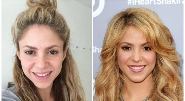 Shakira a 39 anni senza trucco su Instagram