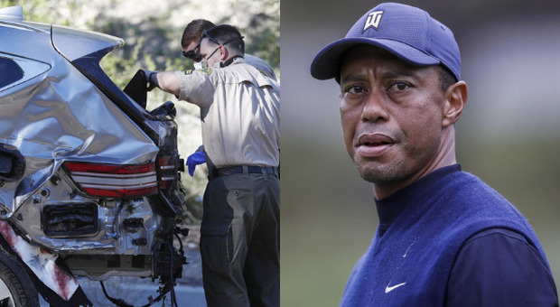 Tiger Woods operato dopo l'incidente choc. La polizia: «Fortunato ad essere ancora vivo», salvato dalla cintura