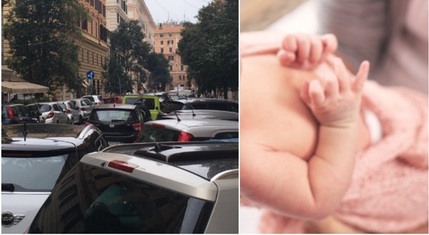 Roma, bimba nasce in mezzo al traffico di Prati: i passanti assistono alla scena. La piccola sta bene