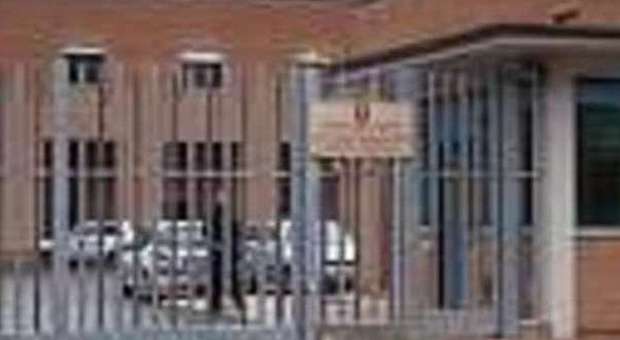 Nella foto l'ingresso del carcere di Rieti
