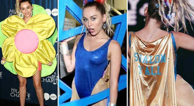Miley Cyrus hot per beneficenza: arriva come un fiore, ma poi...