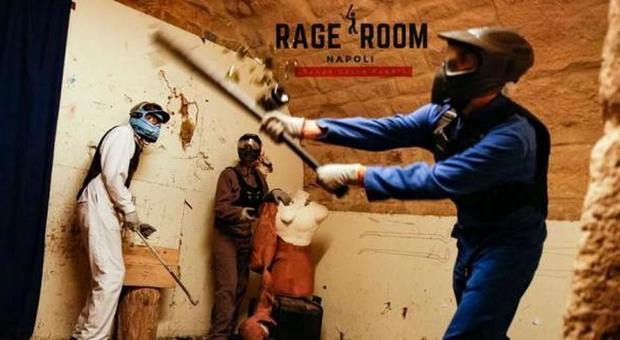 Tre persone nella Rage Room
