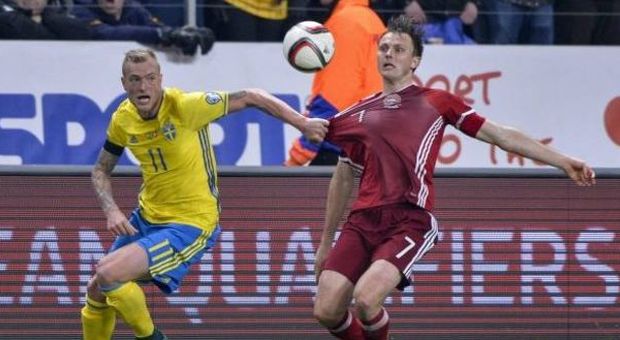 La Svezia piega la Danimarca (2-1). L’Ucraina verso la qualificazione: 2-0 alla Slovenia
