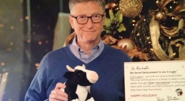 La foto inviata da bill Gates a Rachel