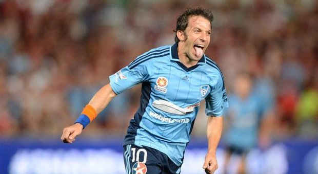 Calcio, Alex Del Piero di nuovo in Italia Il suo Sydney in ritiro nella Tuscia