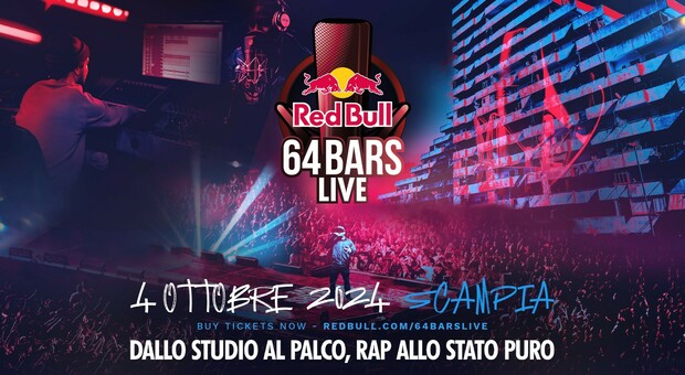 «Red Bull 64 bars live» tris: il 4 ottobre torna a Scampia