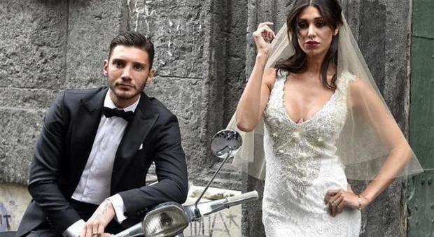 Vestito Sposa Abito Matrimonio Belen Rodriguez Cecilia Belen