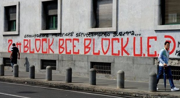 ​Vertice Bce a Napoli, gli attivisti ai negozianti: «Nessuna paura, non chiudete»