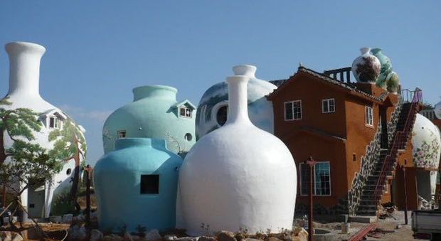 immagine Le case a forma di vaso nella Corea del sud