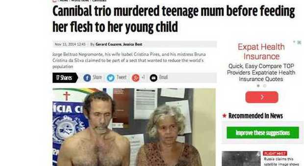 "Offriamo un lavoro": cannibali uccidono una donna e la fanno mangiare al figlio di un anno