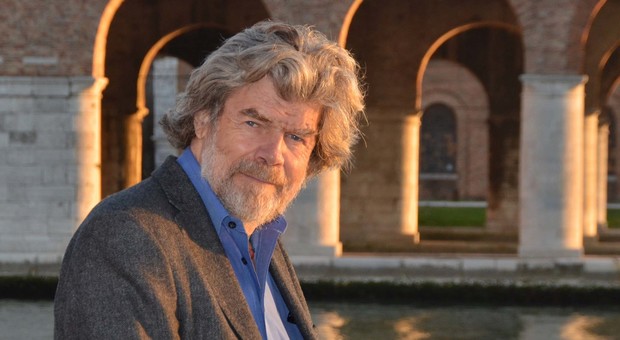 Reinhold Messner all'Arsenale di Venezia