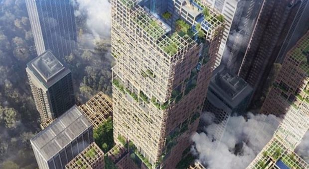 immagine Il grattacielo più alto del mondo sorgerà in Giappone: è di legno e non si incendia
