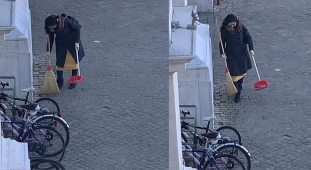 Donna giapponese pulisce strada dalle cartacce: premiata a Pesaro