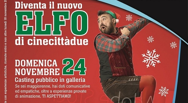 Cercasi elfo: 1500 euro per 8 giorni di lavoro con Babbo Natale