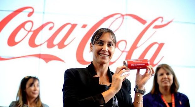 La regina del tennis Flavia Pennetta ospite del Padiglione Coca Cola ad Expo