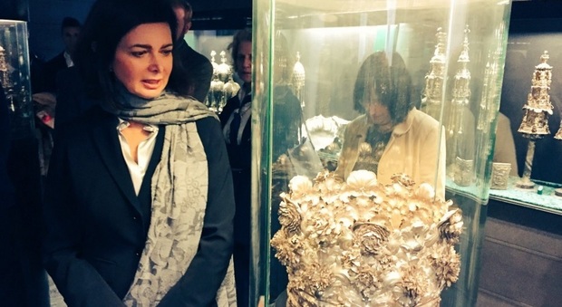 La presidente della Camera Laura Boldrini al museo ebraico di Venezia