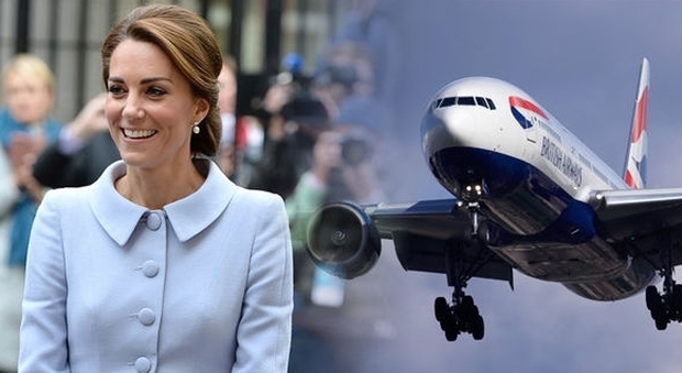 Kate Middleton e William, terrore in volo: l'aereo reale finisce in una tempesta di fulmini