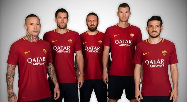 Qatar Airways nuovo main sponsor dell'As Roma, il debutto domani con il Liverpool