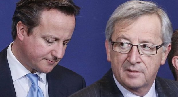 Juncker e Cameron