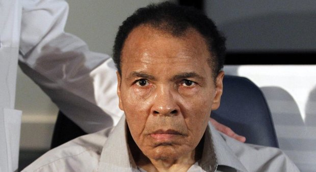 Muhammad Ali in una foto del 22 febbraio del 2012, quando aveva 70 anni