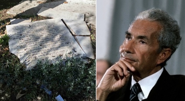 Aldo Moro, devastata la lapide del monumento in suo onore e della sua scorta
