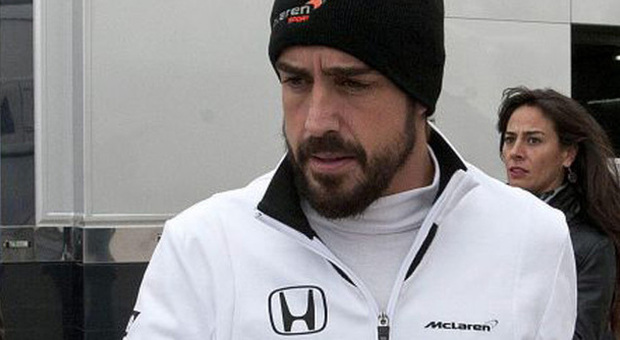 Il pilota della McLaren Fernando Alonso