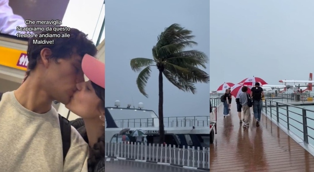 Capodanno da incubo alle Maldive, coppia trova un tifone all'arrivo: «Vacanze rovinate»