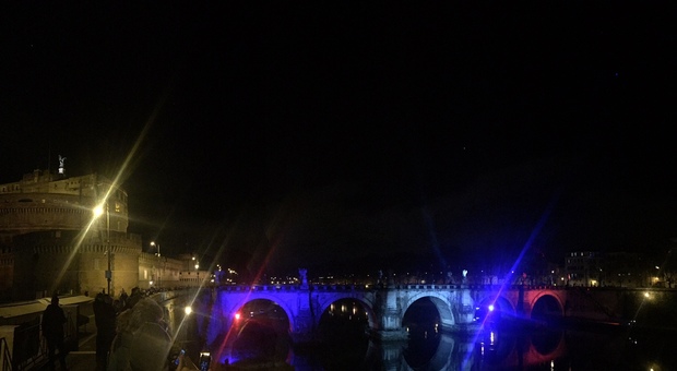 I ponti di Roma illuminati a led dall'Acea: meraviglia per celebrare il gemellaggio con Parigi