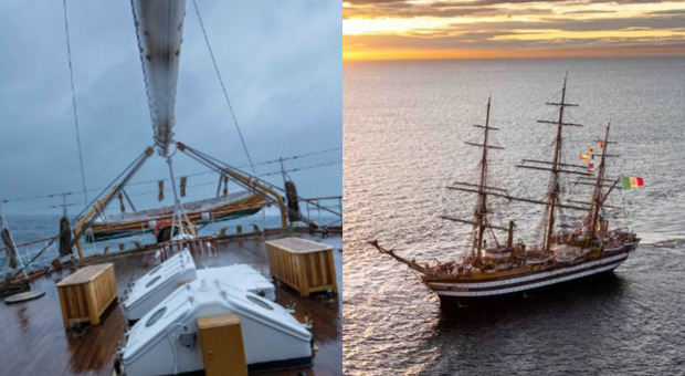 La nave Amerigo Vespucci doppia Capo Horn: è la prima volta in oltre 90 anni di storia