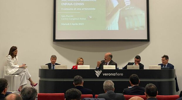 La presentazione del Rapporto Enpaia-Censis a Vinitaly