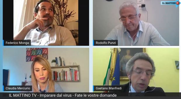 Direzione Mattino, imparare dal virus: forum live dalle 18 con Manfredi e Punzi