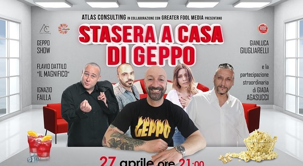 "Stasera a casa di Geppo", il comico italiano più condiviso del web debutta al Brancaccio