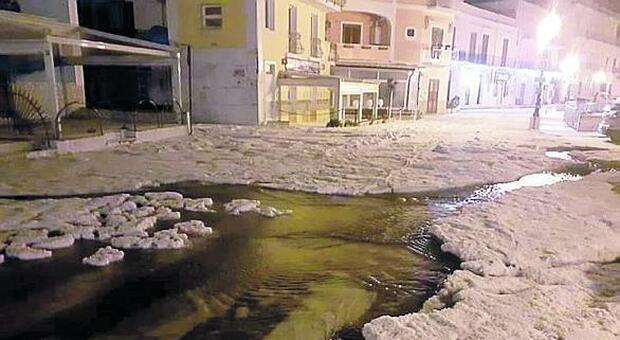 Grandinata record a Ponza: mezzo metro di ghiaccio sull'isola
